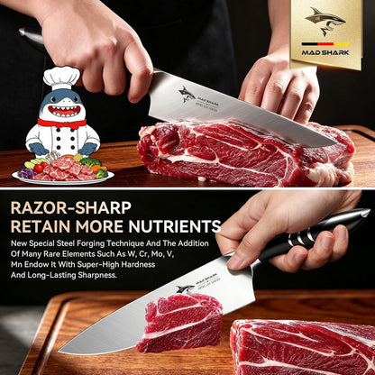Chef Knife 8 Inch Chopping Knife High Carbon Stainless Steel3