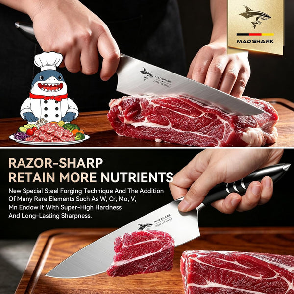 Chef Knife 8 Inch Chopping Knife High Carbon Stainless Steel3