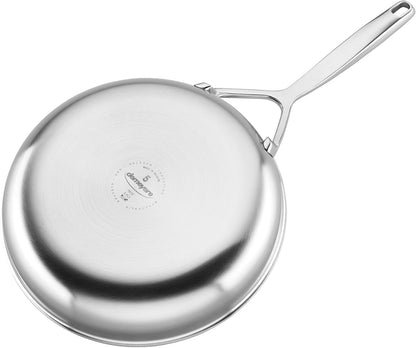 5-Plus Stainless Steel 9.5" Fry Pan3