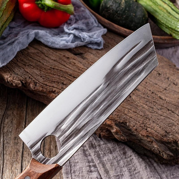 Cleaver Knife, Small Vegetable Knives Forging Sharp Cutting Slicing Knife Stainless Steel Household Meat4