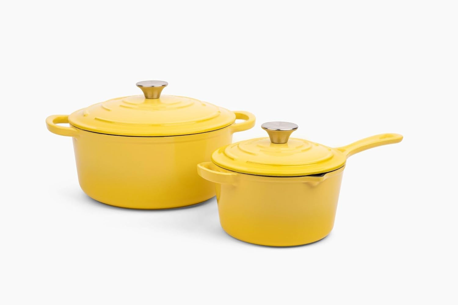 4-piece-enameled-cast-iron-set-oven-safe-and-suitable-for-all-cooktops-includes-5-7-quart-dutch-oven-pot-with-lid-and-2-2-quart-saucepan-with-lid-limoncello