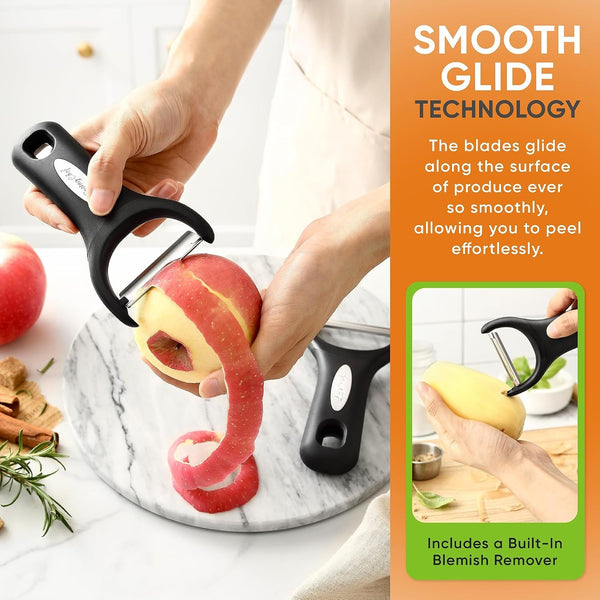 Set of 2 Stainless Steel Y Shaped Vegetable Peeler for Kitchen4