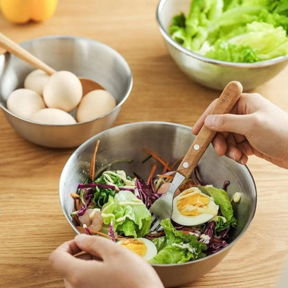 Stainless Steel Mixing Bowls-3 Packs Thicker Stainless Steel Mixing Bowls Set- Nesting Bowls for Space Saving Storage, Great for Cooking, Baking, Prepping7