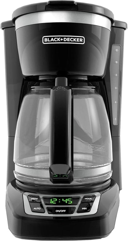 BLACK+DECKER 12-Cup Drip Coffee Maker with Vortex Brewing1