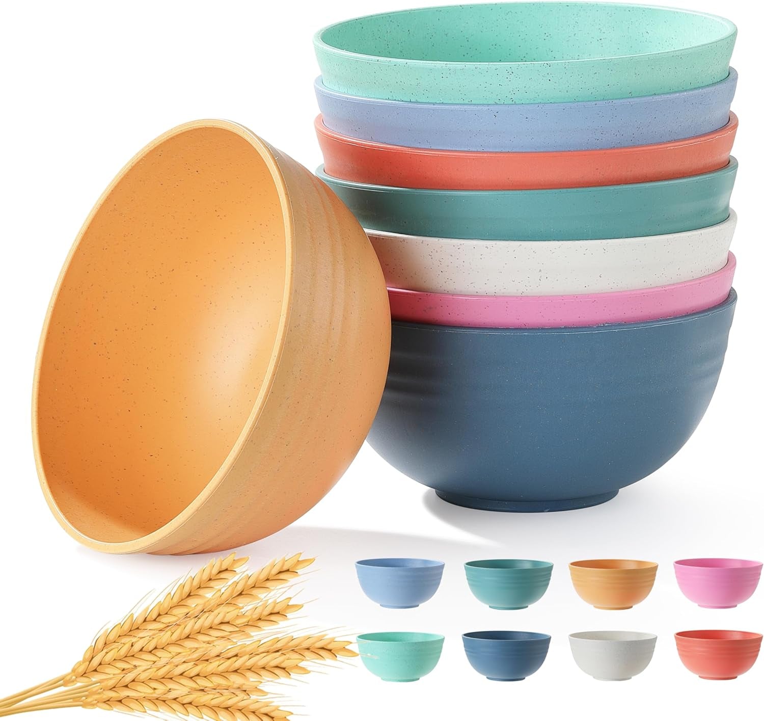 8pcs-cereal-bowl-ohola-unbreakable-wheat-straw-cereal-bowls-microwave-dishwasher-safe-kitchen-bowls-for-cereal-snack-soup-salad-and-rice-multicolors-bpa-free-26oz-ser-of-8