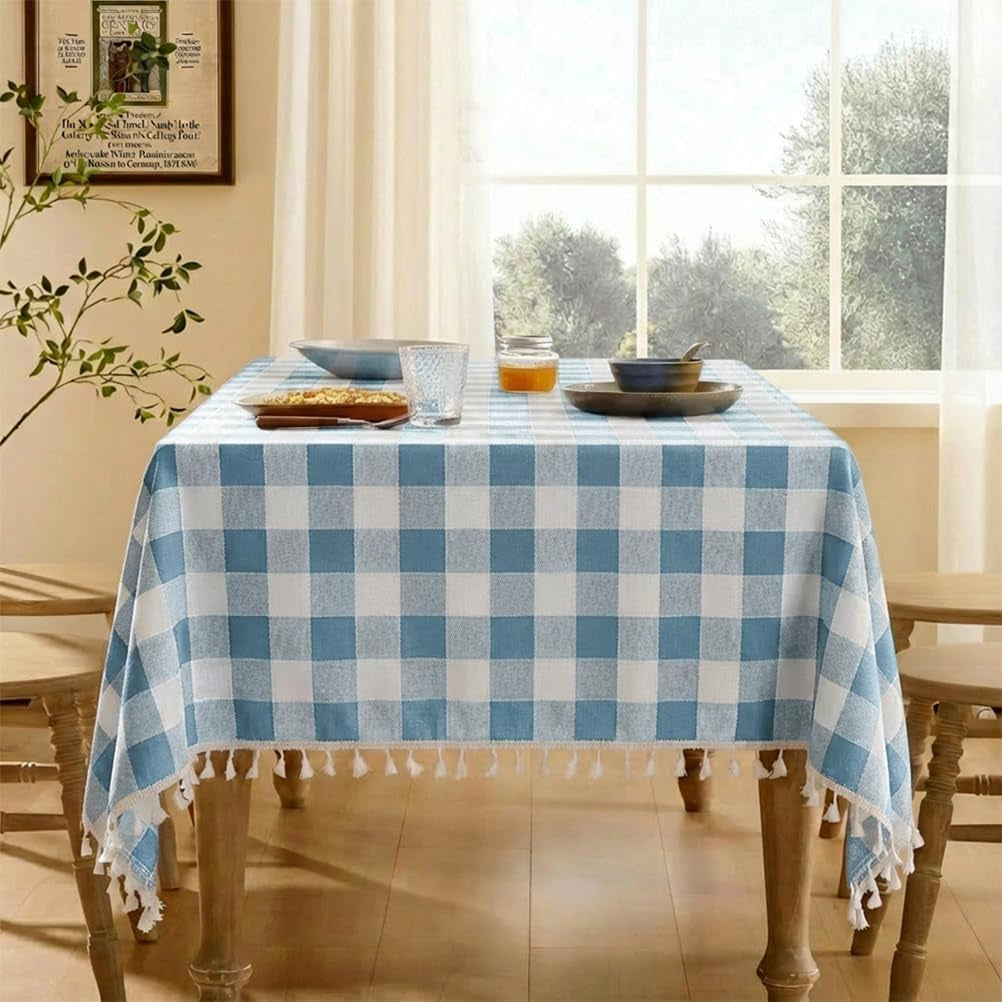 water-resistant-checkered-tablecloth-rectangle-cotton-linen-gingham-table-cloth-with-tassel-wrinkle-free-buffalo-plaid-table-cover-for-picnic-kitchen-dining-room-55-x-86-inch-blue