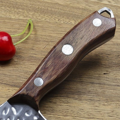 Meat Cleaver, 4.5 Inch Stainless Steel Forged Knife Handmade Kitchen Chinese Chef Meat Slicing Knives3