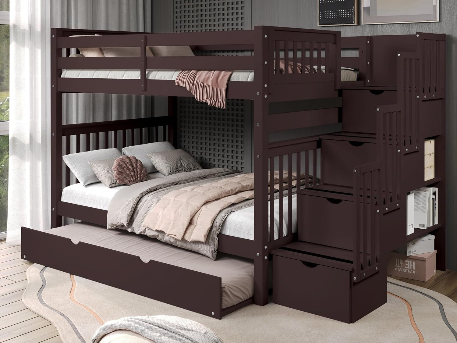 stairway-bunk-beds-full-over-full-with-4-drawers-in-the-steps-and-a-full-trundle-dark-cherry