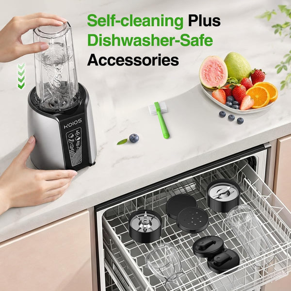 Smoothie Blender, 1000W, Blenders Smoothies and Shakes, Frozen Drinks | 13-In-1 Kitchen Smoothie Maker and Grinder Combo, 10 Oz & 2X22 Oz To-Go Cups, Push Start, Dishwasher Safe, Recipe, Black6