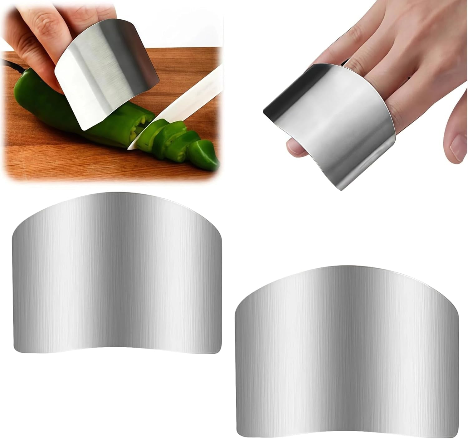 stainless-steel-finger-guard-adjustable-finger-guard-protector-for-cutting-food-premium-slicing-tool-for-chopping-dicing-and-food-prep-2pcs