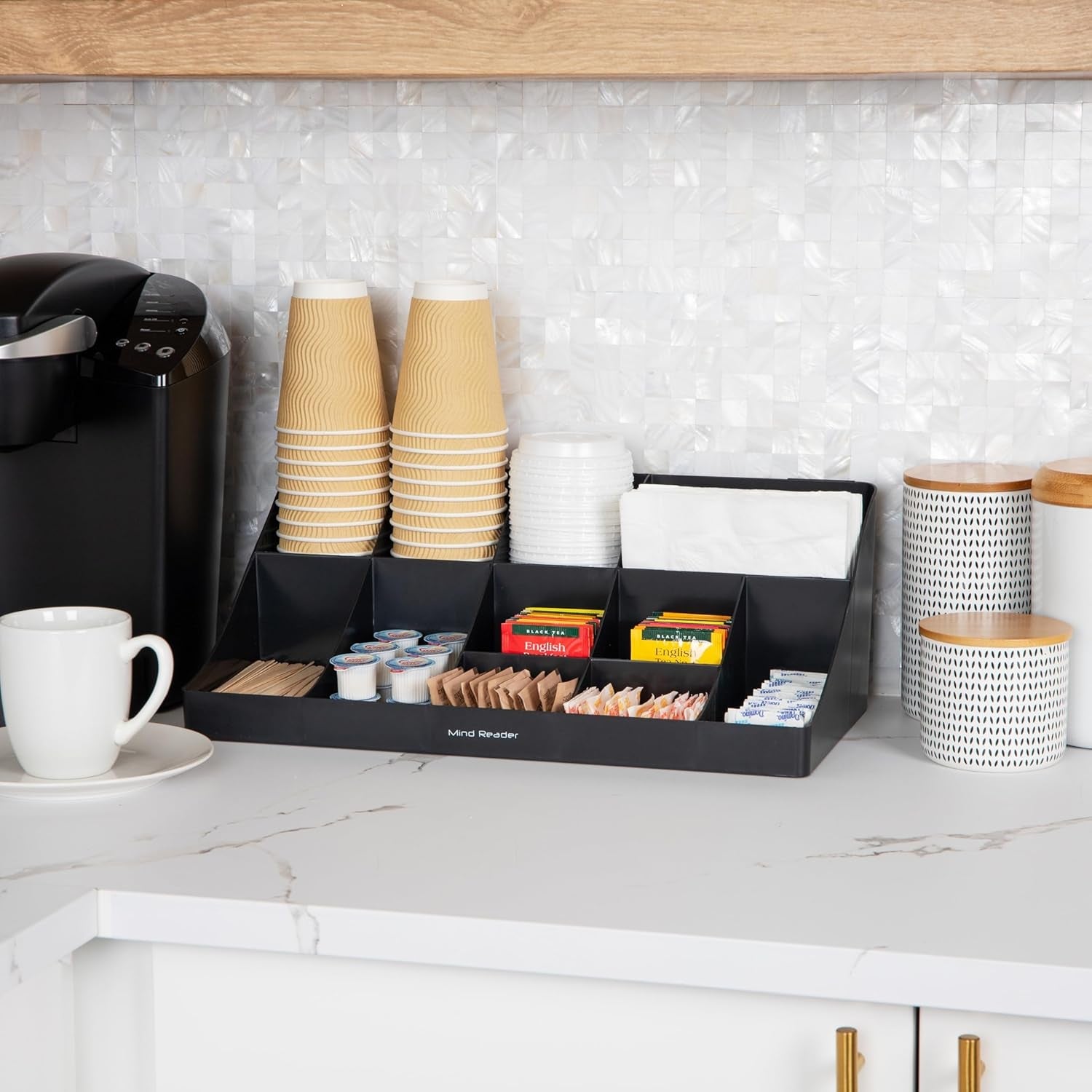 cup-and-condiment-station-countertop-organizer-coffee-bar-kitchen-stirrers-17-875l-x-9-5w-x-6-625h-black