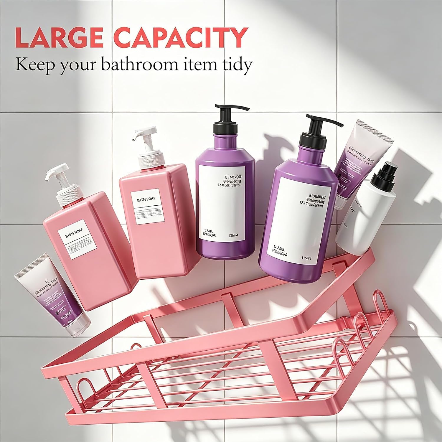 pink-shower-caddy-6-pack-adhesive-shower-shelves