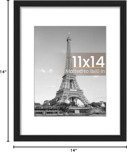 11X14 Picture Frame, Wall Decor Photo Frames, Black 1 Pack8