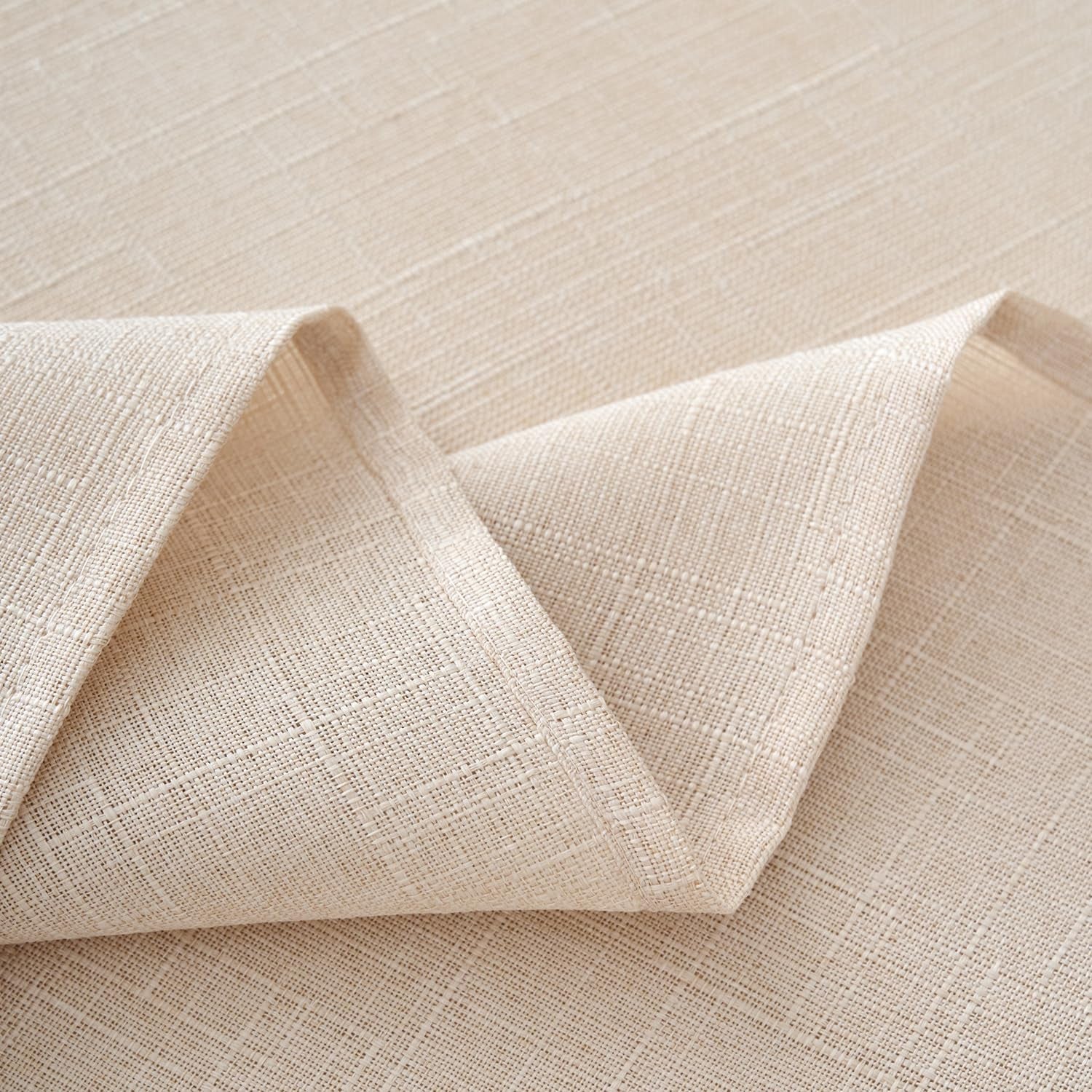 linen-tablecloth-84-inch-rustic-dining-table-cloth-6ft-water-resistant-farmhouse-for-kitchen-cafe-champagne-54-x-84-inch