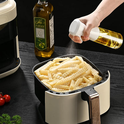 Oil Sprayer for Cooking- 200Ml Glass Olive Oil Sprayer Mister, Olive Oil Spray Bottle, Kitchen Gadgets Accessories for Air Fryer, Canola Oil Spritzer, Widely Used for Salad Making, Baking, Frying,Bbq45