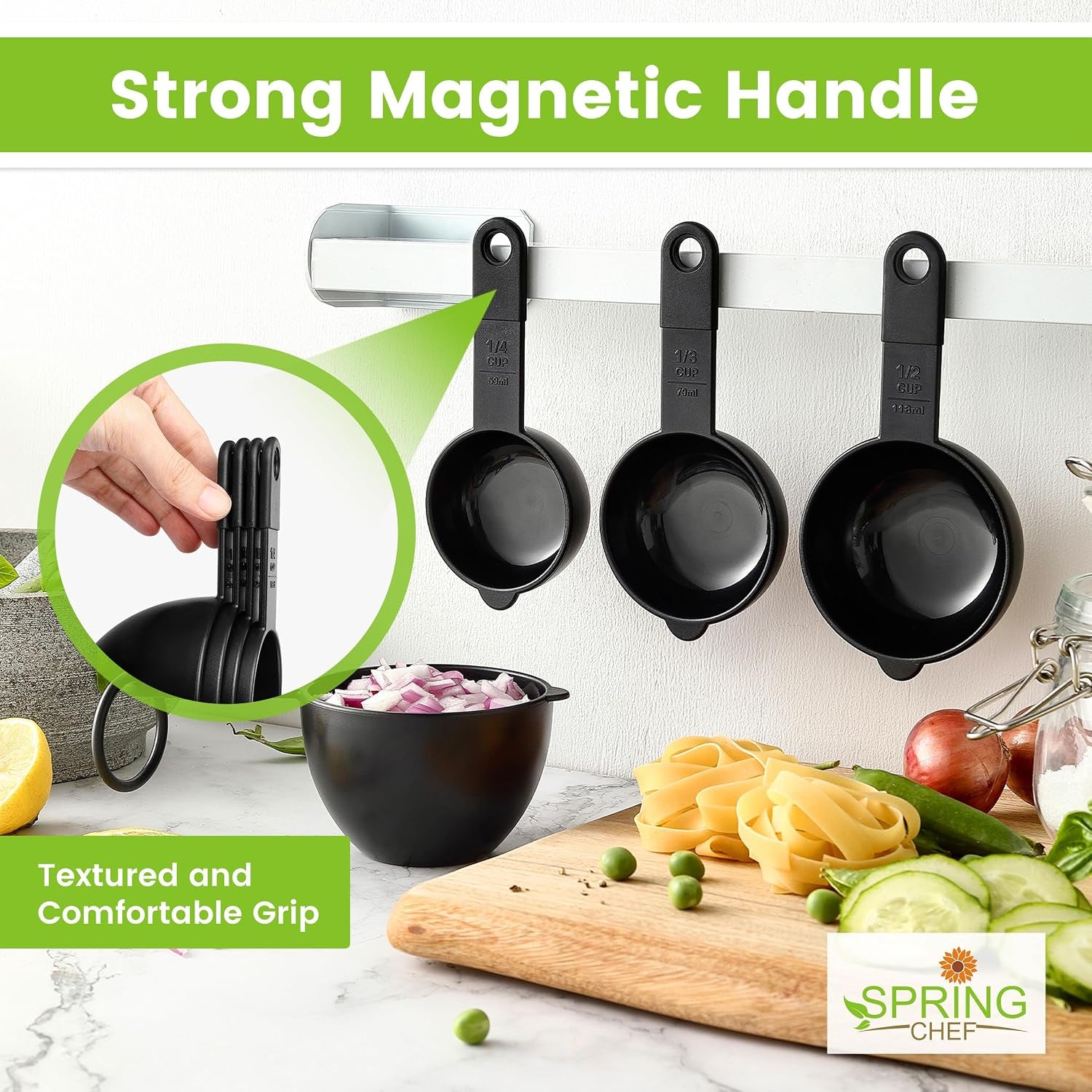 black-magnetic-measuring-cups-spoons-9-pcs-nesting-design