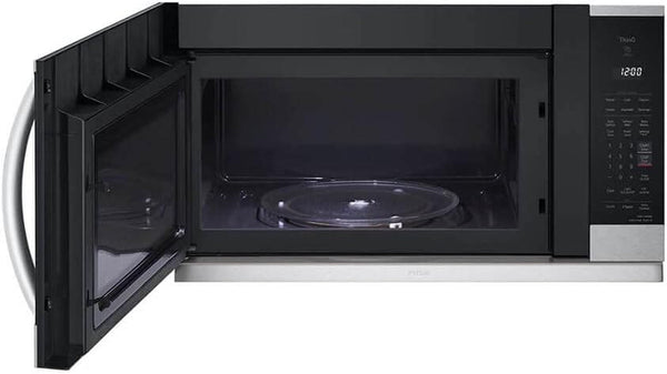 2.1 Cu. Ft. 30 In. Width Printproof Stainless Steel 1,050-Watt Smart Over-The-Range Microwave Oven with Extendavent 2.04