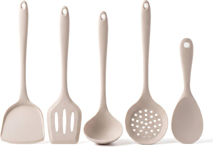 5 Piece Cooking Utensils Set, Cream1