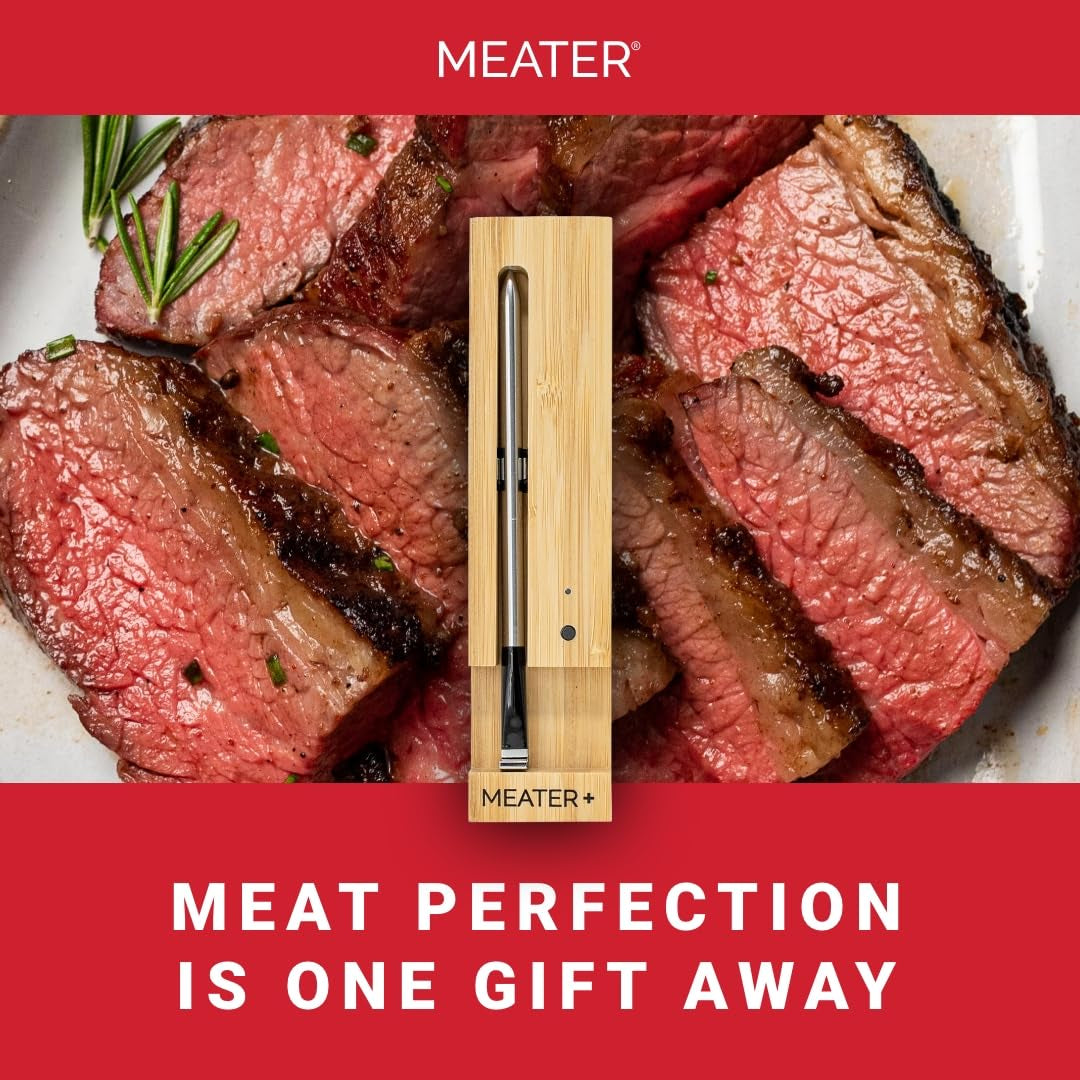 meater-plus-smart-meat-thermometer-honey-bluetooth-165ft-grill-oven-165ft-bluetooth-range-for-bbq-grill-oven-smoker-air-fryer-kitchen-great-for-steak-chicken-turkey-recipes-in-app