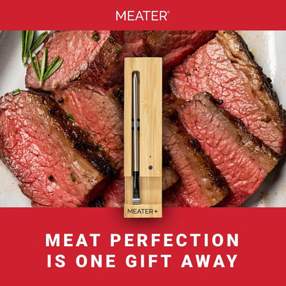 MEATER plus Smart Meat Thermometer, Honey, Bluetooth, 165Ft, Grill & Oven | 165Ft Bluetooth Range for BBQ, Grill, Oven, Smoker, Air Fryer, Kitchen. Great for Steak, Chicken, Turkey. Recipes in App.9