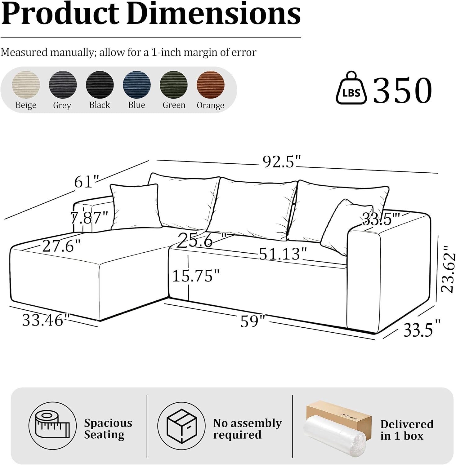 boneless-modular-sectional-couch-l-shaped-corduroy-cloud-sofa-with-oversized-chaise-deep-seat-spineless-sofa-no-assembly-required-black-92-5-l-shape-with-left-facing-chiase