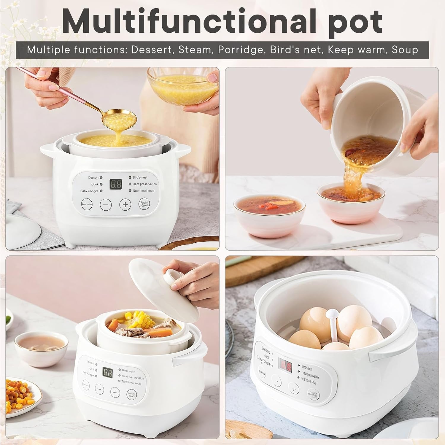 white-1l-mini-slow-cooker-with-steamer-basket-24-hour-timer-and-automatic-keep-warm-function-200w-smart-ceramic-electric-slow-cooker-kitchen-cooking-appliance