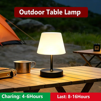 DOLADY Shower Lamp Waterproof, 4000Mah Battery Cordless Table Lamp (Black)6