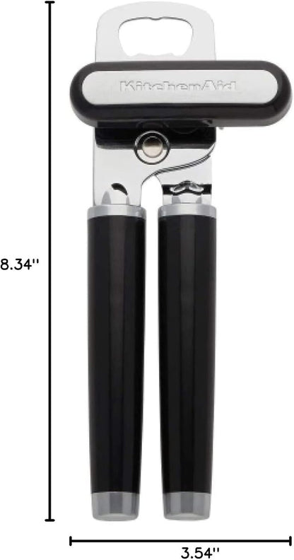 Kitchenaid Classic Multifunction Can Opener and Bottle Opener Easy to Use, Razor Sharp Stainless Steel Cutting Wheel, Soft Ergonomic Handles, Black8