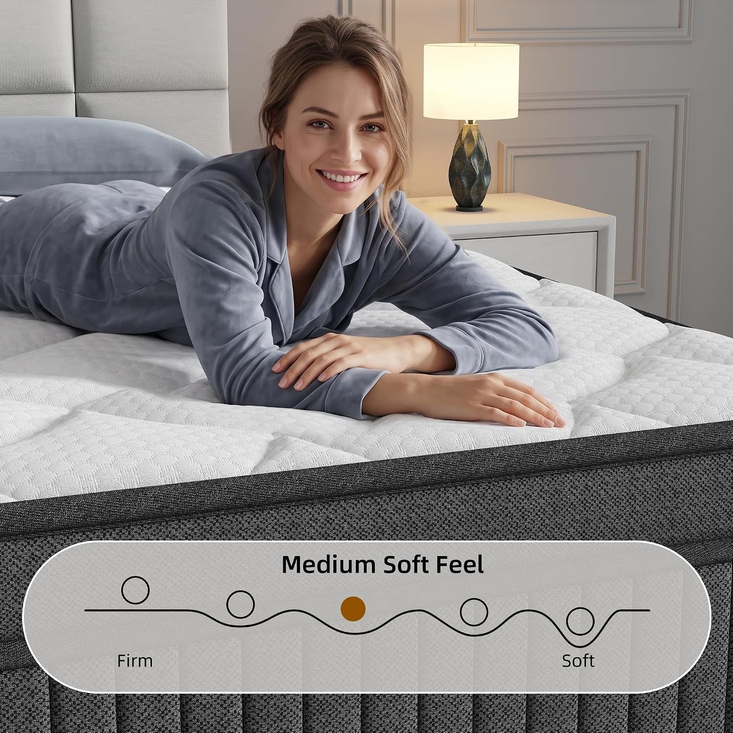 12-inch-queen-size-mattress-individually-wrapped-pocket-spring-mattress-in-a-box-medium-firm-breathable-skin-friendly-knit-cover-with-fireproof-sponge-pressure-relief-motion-isolation-white