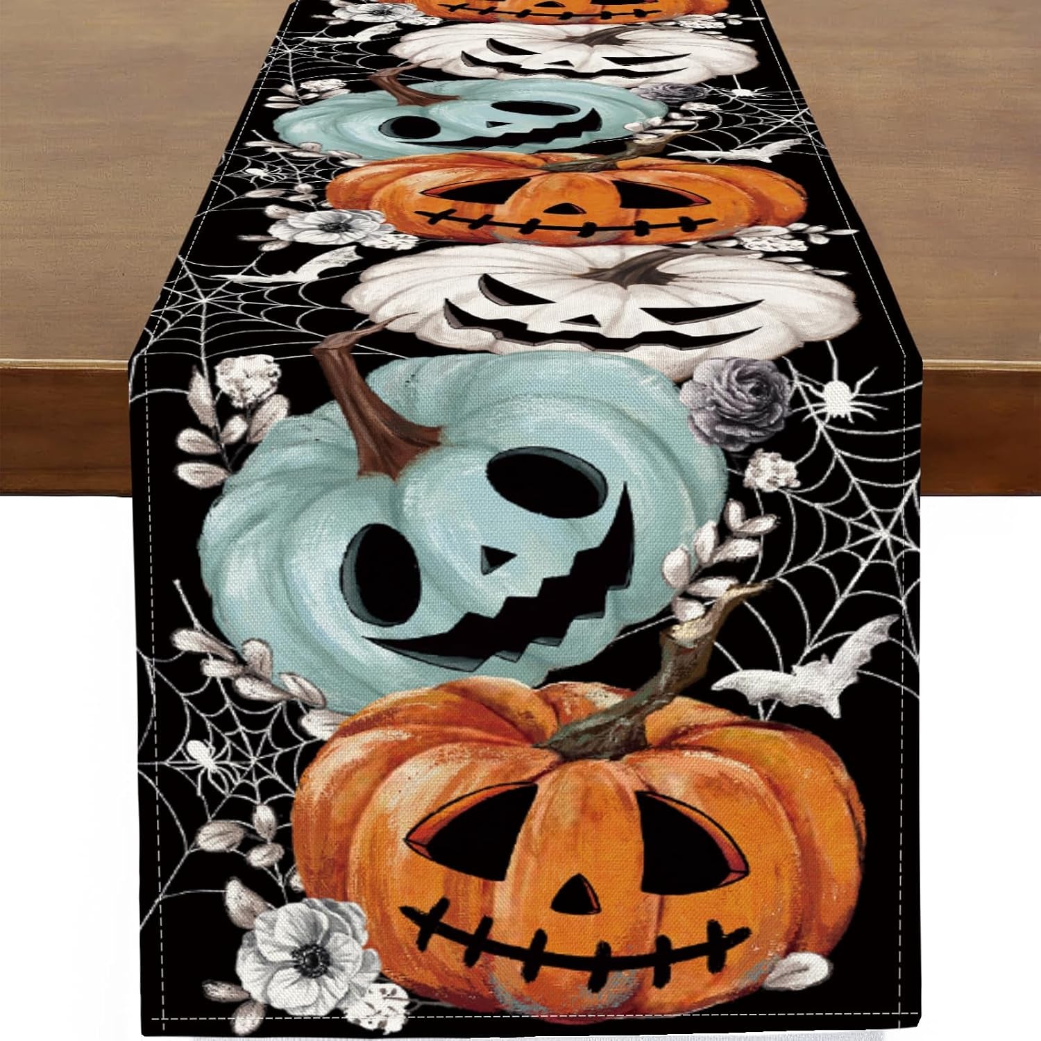 spooky-pumpkin-halloween-table-runner-13x90-inch-long-spider-web-runner-for-table-kitchen-dinning-table-decor-for-home-farmhouse-party-fall-festival-decor