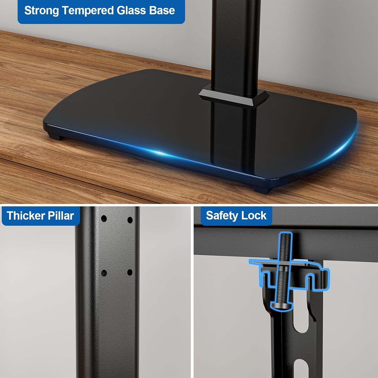 universal-tv-stand-for-27-60-inch-tvs-with-swivel-mount-height-adjustable-table-top-tv-stand-mount-heavy-duty-tempered-glass-base-tv-pedestal-stand-holds-up-to-88-lbs-vesa-400x400mm