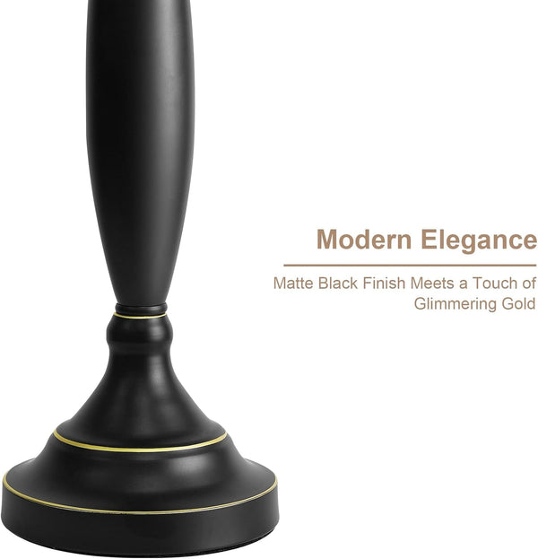 28" Modern Table Lamps Set of 2 for Living Room Bedroom, USB Ports6