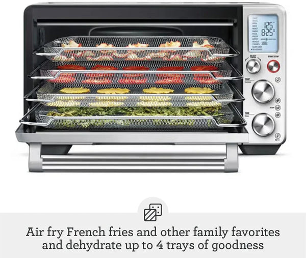 Breville BOV900BSS Smart Oven Air Fryer Pro, Brushed Stainless Steel | Roast, Bake, Dehydrate and More with Countertop Oven'S 13 Functions | Convection Setting Reduces Cook Time by up to 30%5