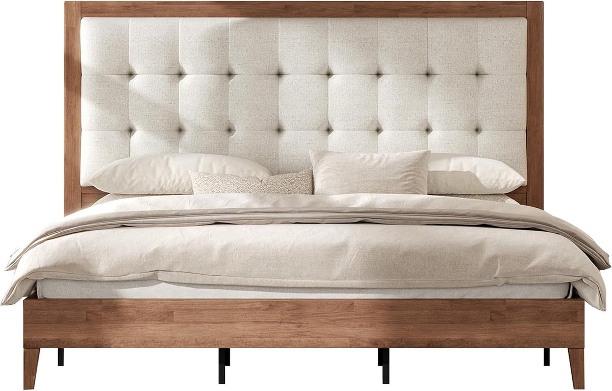 solid-wood-queen-bed-frame-50-2-upholstered-headboard-walnut