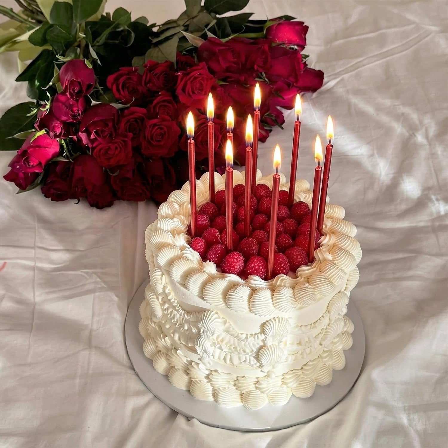 24-count-long-thin-birthday-candles-tall-red-candles-cake-toppers-cake-candles-party-supplies-birthday-decorations