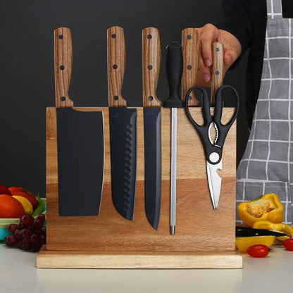 Home Kitchen Magnetic Knife Block Holder Rack Magnetic Stands with Strong Enhanced Magnets Multifunctional Storage Knife Holder4