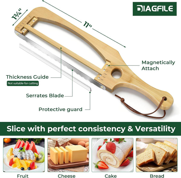 Adjustable Bread Knife for Homemade Bread, Sourdough Bread Slicer5