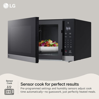 LG Countertop Microwave, 2.0 Cu. Ft., Stainless Steel, 23.9X13.6X19.8 Inches, Smart Inverter, Sensor Cooking, 1200 Watts3