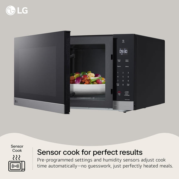 LG Countertop Microwave, 2.0 Cu. Ft., Stainless Steel, 23.9X13.6X19.8 Inches, Smart Inverter, Sensor Cooking, 1200 Watts3