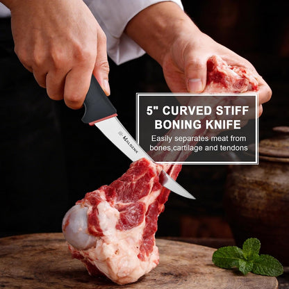 5" Boning Knife, Professional Meat Trimming with Softgrip Handle2