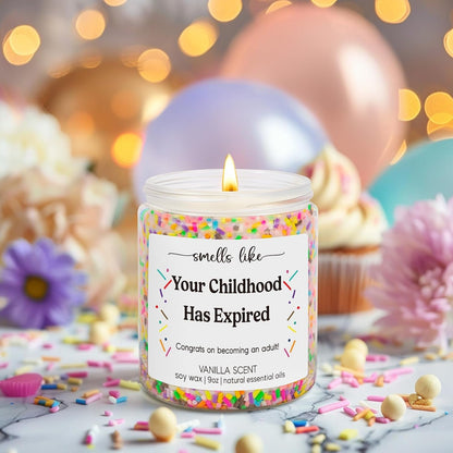 18Th Birthday Candle, 18Th Birthday Gifts for Girls, Boys - Turning 187