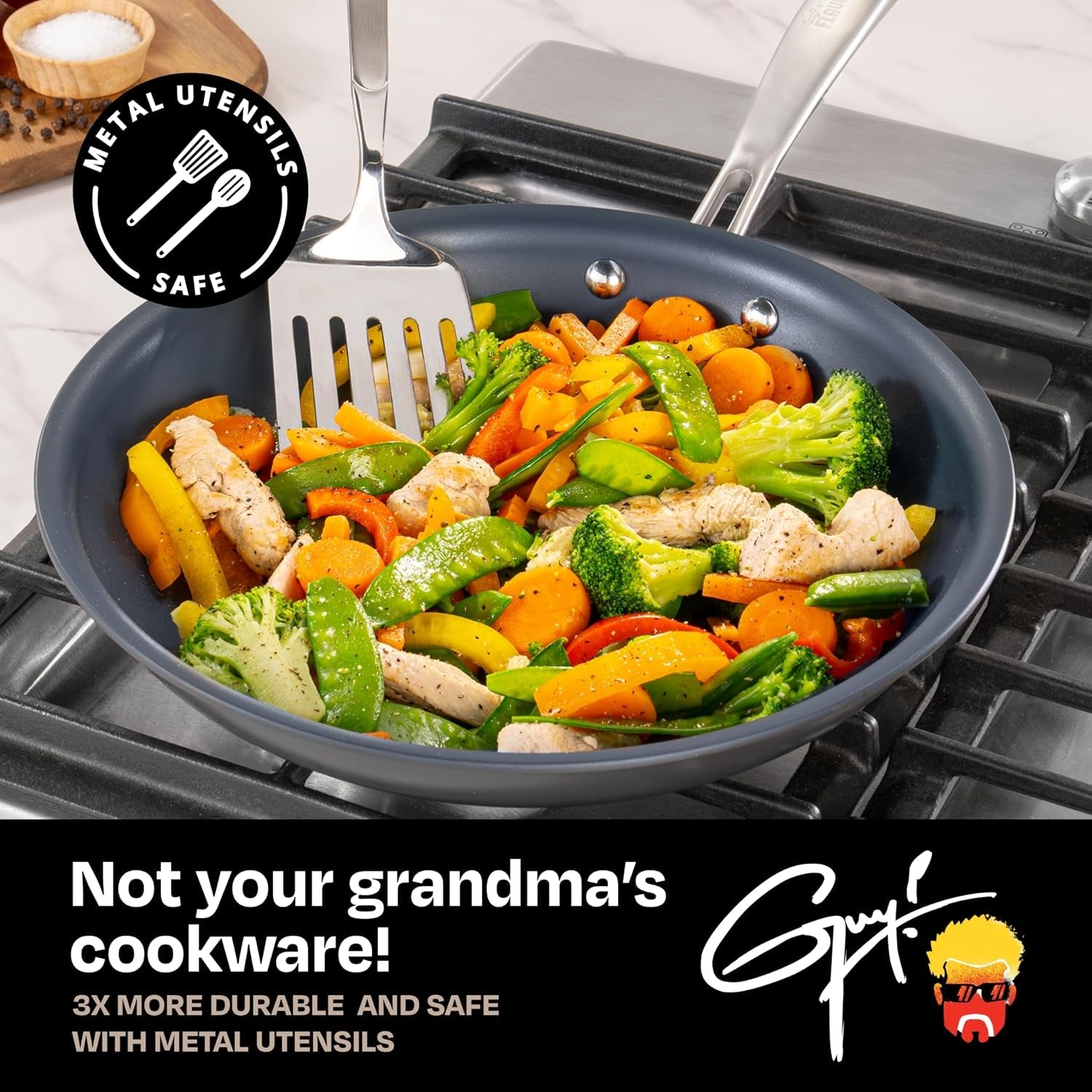 laser-titanium-10-fry-pan-non-stick-made-without-pfas-ptfe-or-pfoa-3x-more-durable-dishwasher-oven-safe