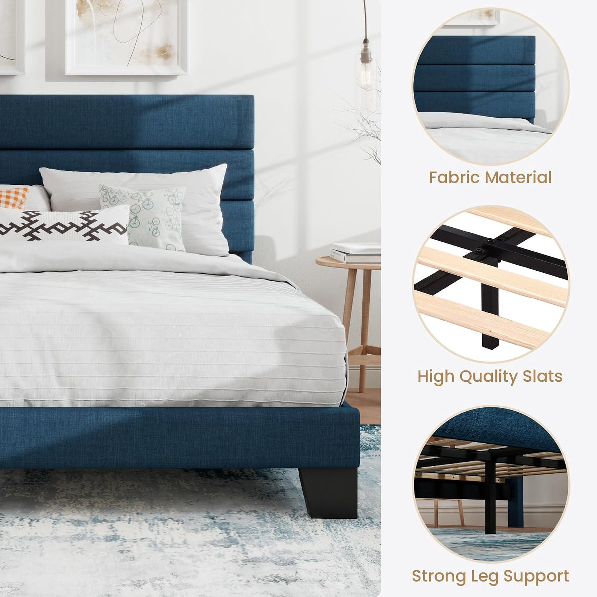 queen-platform-bed-frame-with-upholstered-fabric-headboard-blue