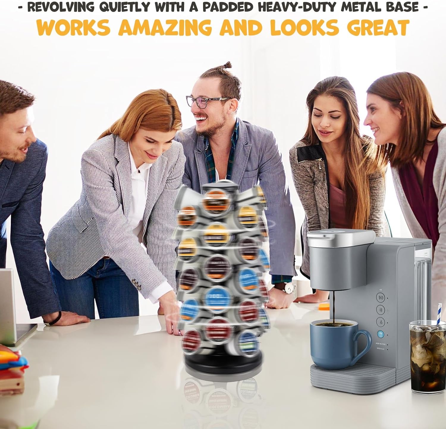 k-cup-holder-coffee-pods-holder-storage-organizer-stand-40-pods-capacity-k-cup-carousel-stable-base-360-rotating-k-cup-organizer-space-saving-for-countertop-k-cups-holder-no-assembly-required