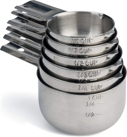 Stainless Steel Measuring Cups Set (6 Piece Set)1