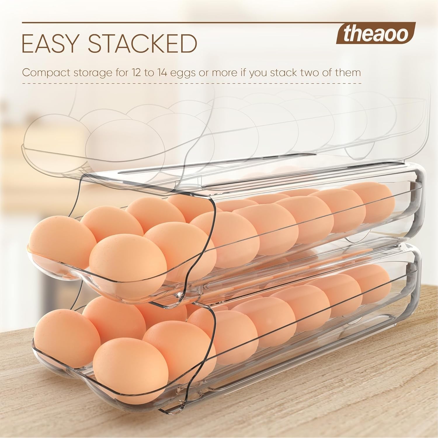 egg-holder-for-fridge-automatic-rolling-egg-container-clear-2pack