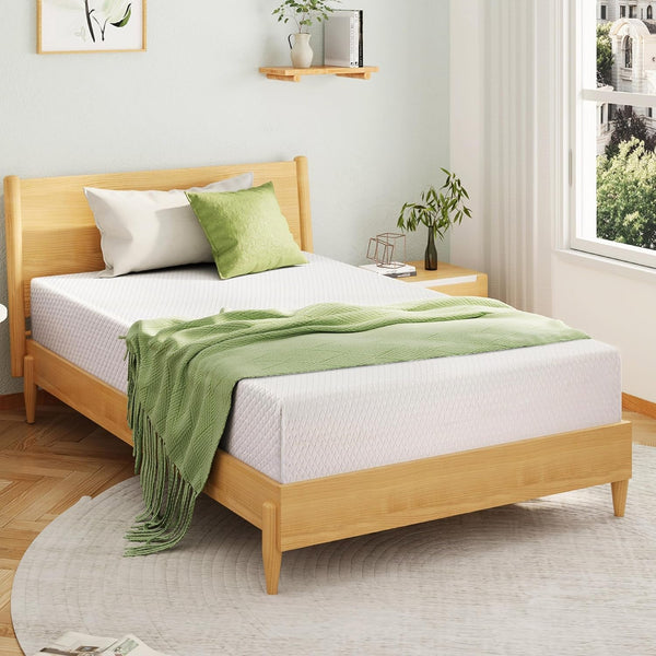 EGOHOME Full Size Memory Foam Mattress 8 Inch, Green Tea, Medium Firm1