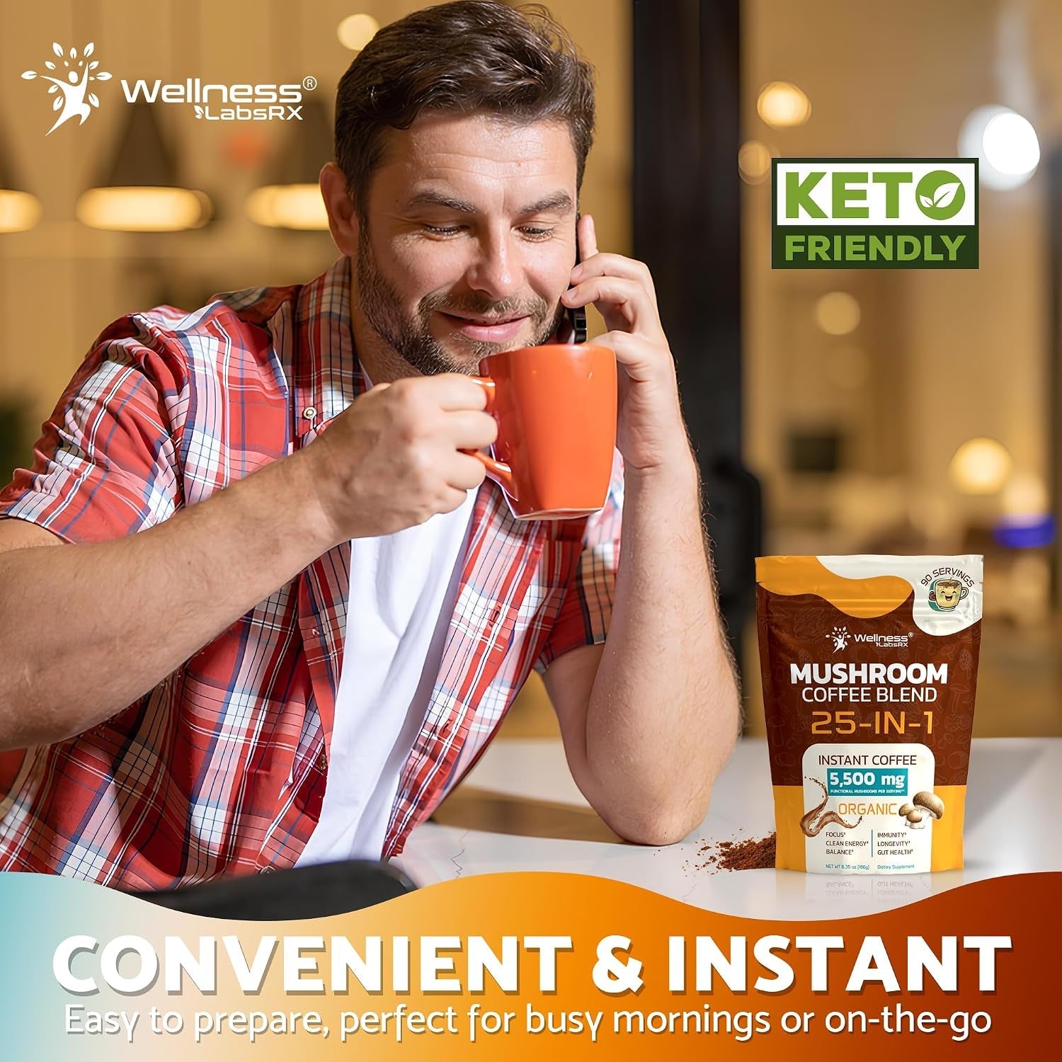 organic-mushroom-coffee-instant-25-in-1-lions-mane-reishi-90-servings-keto-friendly-third-party-tested-chaga-cordyceps-shiitake-functional-blend-smooth-rich-taste-gut-focus-support-1-pack