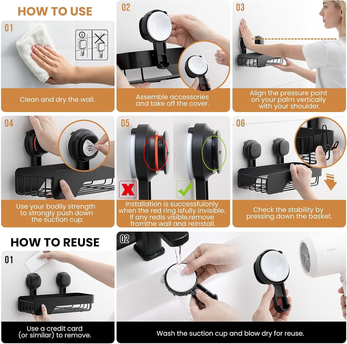 shower-caddy-visual-safety-suction-cup-shower-shelves-black