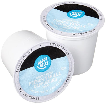 Cappuccino Coffee Pods Light Roast Compatible with 2.0 K-Cup Brewers, French Vanilla Flavored, 24 Count, 12.7 Ounce6